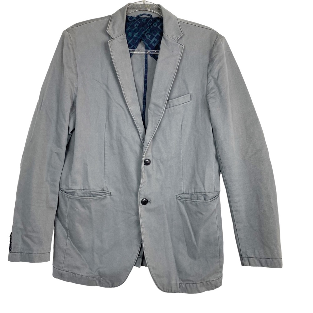 Sisley Men's Slim Fit Casual Gray Blazer Jacket